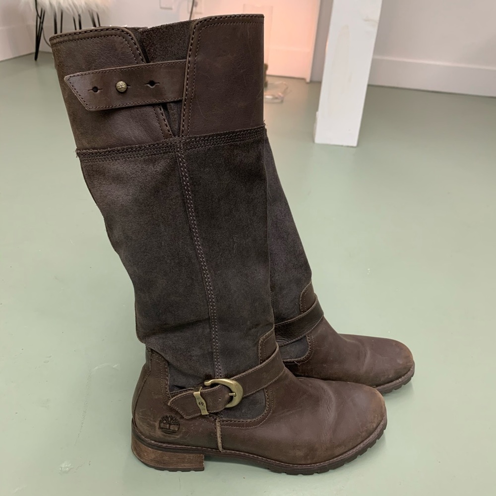 Timberland Suede Leather Women's Tall Boots